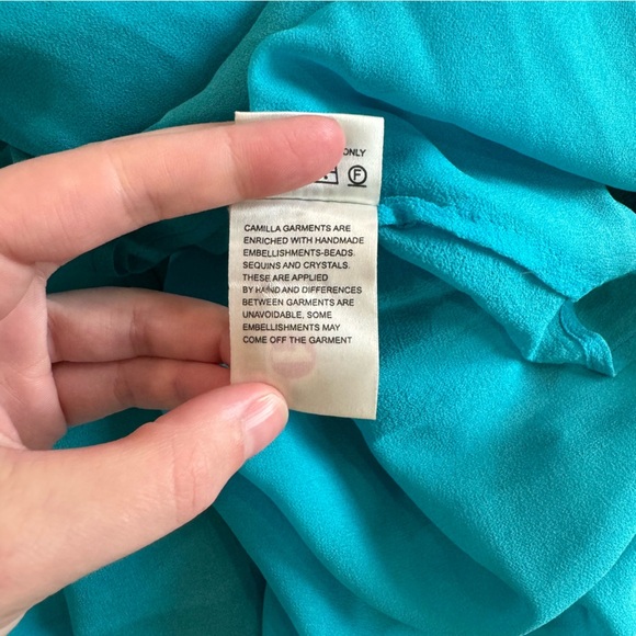 Camilla Short Lace Up Kaftan in "Take My Hand". One Size - Picture 13 of 14